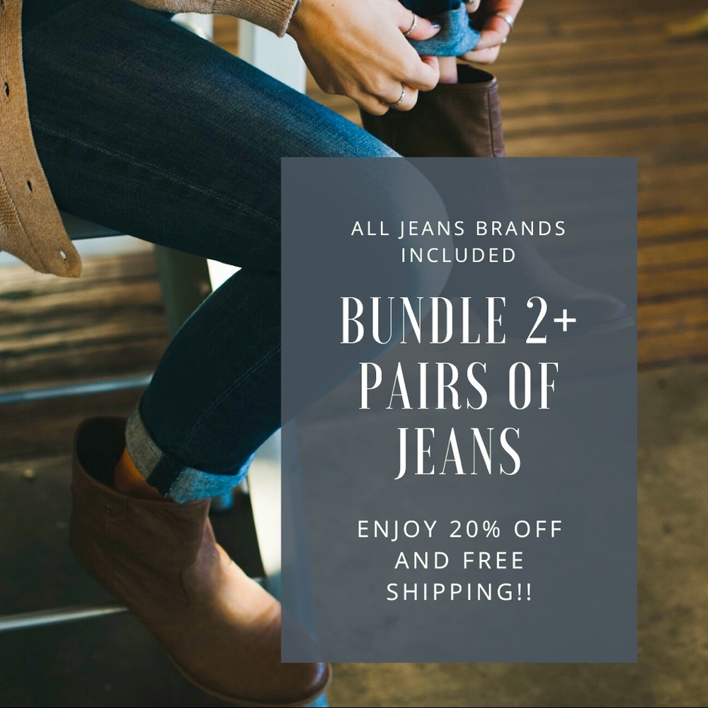 Bundled Jeans 20% off and FREE Shipping